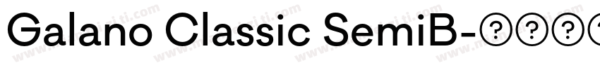 Galano Classic SemiB字体转换